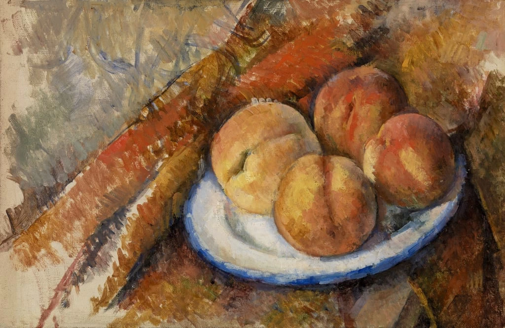 Natura morta con quattro pesche su un piatto, 1890 - The Barnes Foundation, Philadelphia